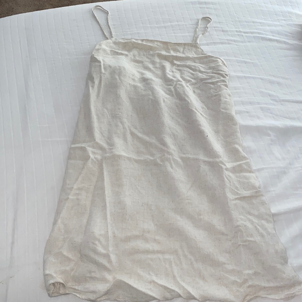 Short white American eagle dress